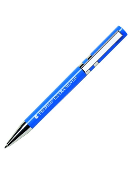 Plastic Pen Profile Extra Silver Retractable Penswith ink colour Black